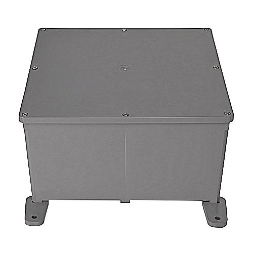 P10805.jpg Thomas & Betts E989N-CAR Polycarbonate Molded Screw Cover Junction Box 8-Inch x 8-Inch x 4-Inch Carlon®