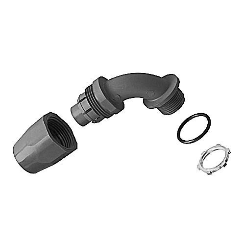 Thomas & Betts LT20F-NEW PVC 2-Piece Non-Metallic Liquidtight 90-Degree Fitting 1-Inch Carlon&reg;