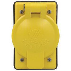 P11592.jpg Leviton 7420-CR Glass Filled Thermoplastic 1-Gang Industrial Grade Self-Closing Lid Weather-Resistant Cover 1.60-Inch x 4.76-Inch x 3.04-Inch x 1.06-Inch