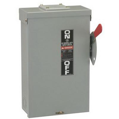 GE Industrial TGN3322R 3-Wire 3-Pole Non-Fusible General-Duty Safety Switch 240-Volt AC 60-Amp NEMA 3R Spec-Setter