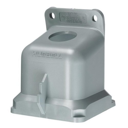 P116579.jpg Hubbell-Wiring BB2030N Thermoplastic Body 15-Degree Angle Opening Non-Metallic Back Box 3.91-Inch x 4.44-Inch x 5.67-Inch