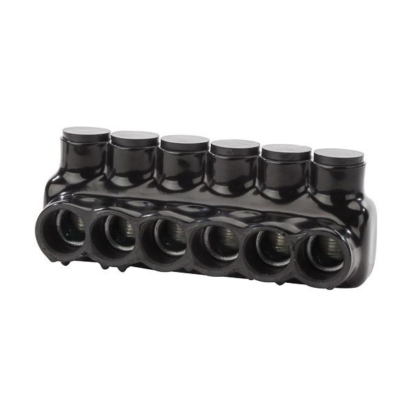 P116943.jpg NSI IPLD350-6 Plastisol IPLD Series Insulated Multi-Tap Connector 6-Port 350-MCM-6-AWG Polaris