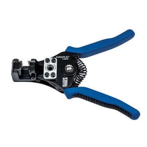 P117013.jpg Klein Tools 11063W Wire Stripper/Cutter 24-8-AWG 22-10-AWG 6-19/32-Inch Black/Blue Katapult®