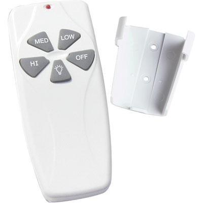 Progress Lighting P2614-01 Utilitarian/Commodity Handheld Fan/Light Remote Control White