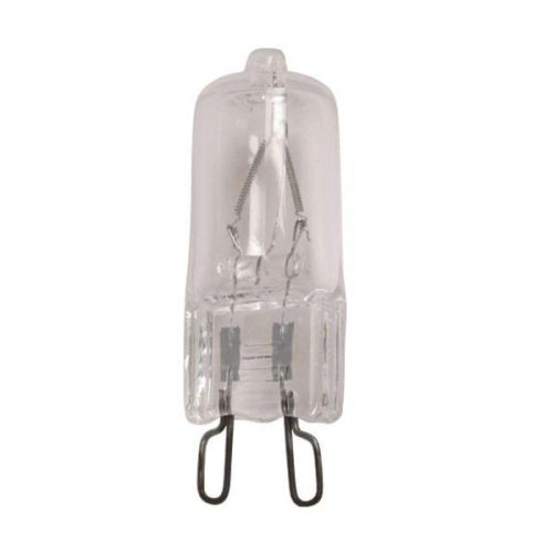 P117850.jpg Satco S4641 Dimmable T4 Halogen Lamp 40-Watt G9 Double Loop Base 500-Lumens 2900K Warm White