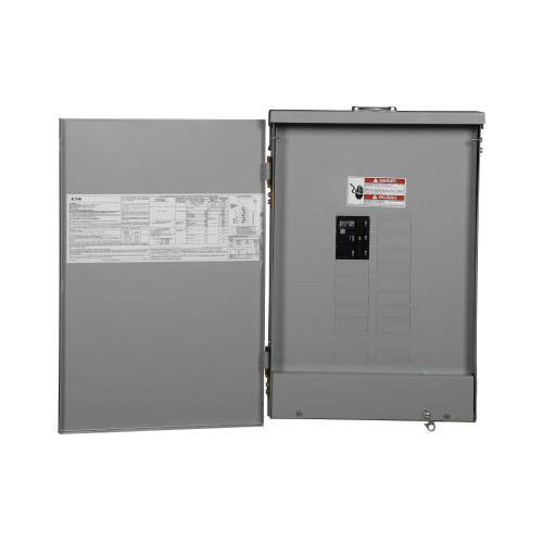 P117871.jpg Eaton 3BR1224B100R 3-Phase 4-Wire Main Circuit Breaker Load Center 24-Circuits 208Y/120/240-Volt AC 100-Amp NEMA 3R