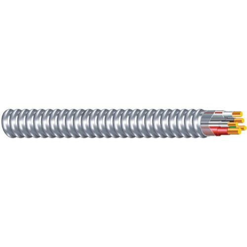Southwire 55499103 Soft-Drawn Copper Conductor Aluminum Armored Neutral Per Phase MC Cable With Grounding 12/2 1000-ft Reel Black/Red White-Black/White-Red Green (Ground) Armorlite&reg;
