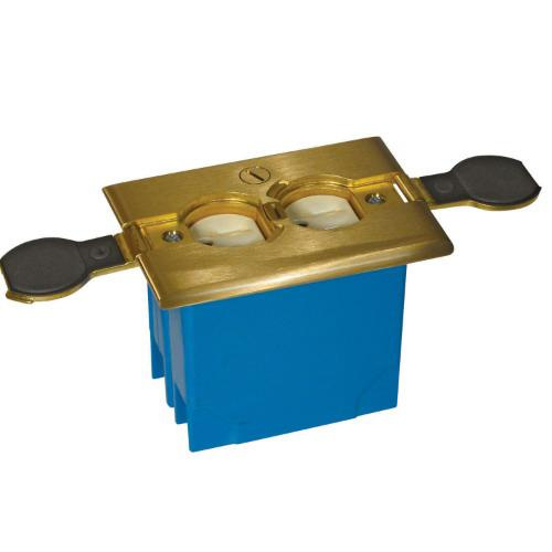 Thomas & Betts B121BFBB 1-Gang Residential Non-Metallic Adjustable Floor Box 3.33-Inch 20-Cubic-Inch Carlon&reg; Adjust-A-Box