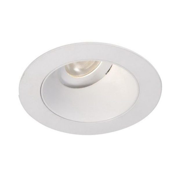 WAC Lighting HR-3LED-T318F-27WT Dimmable 3-1/2-Inch LED Adjustable Reflector Trim Round White Powder Coated Tesla Pro