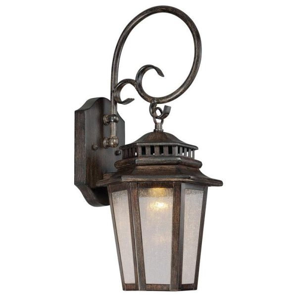 P119660.jpg Minka-Aire 8272-A357-L 1-Light LED Wall Mount Fixture 10-Watt 120-Volt 2700K Iron Oxide Wickford Bay