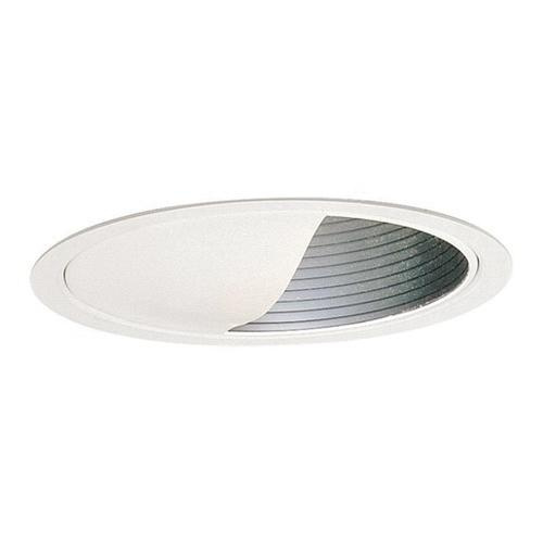 Lightolier 1185 6-3/4-Inch Wall Washer Reflector Trim Round Gloss White LyteCaster