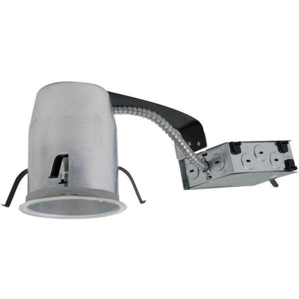 P120317.jpg Halo H995RICAT High Efficacy IC Air-Tight 4-Inch LED Recessed Remodel Housing 120 - 277-Volt Round