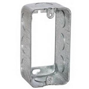 Raco 665 Pre-Galvanized Steel 1-Gang Drawn Extension Ring 4-Inch x 2-Inch x 1-7/8-Inch 13-Cubic-Inch