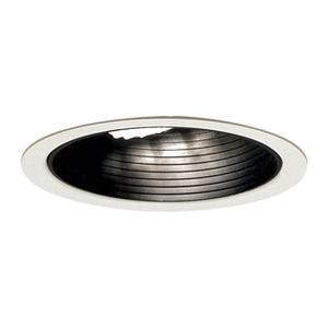 Lightolier 1027WH 5-Inch Eyeball Adjustable Accent Reflector Trim Round Matte White LyteCaster