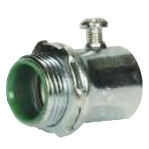 P12401.jpg Sepco S4067 Zinc Plated Steel Insulated EMT Set Screw Connector 3/4-Inch