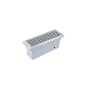 P124571.jpg NSL LBR-L-WH-WH LED Brick Star Light With Louver Cover 5.2-Watt 120-Volt 3100K White Powder Coated Cover