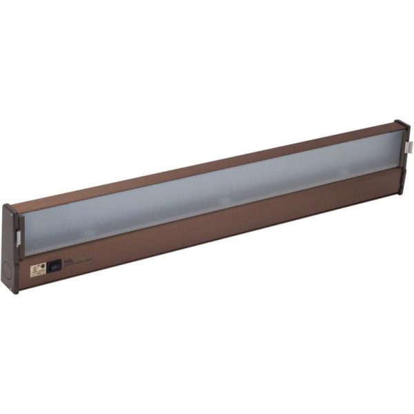 NSL LTS-3-HW/BZ 3-Light Hardwire LED Task Light 5.2-Watt 120-Volt AC 3100K Bronze LED Task Star