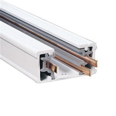 P124893.jpg Nora Lighting NT-302W NT-300 Series 1-Circuit Track System 4-ft 120-Volt White