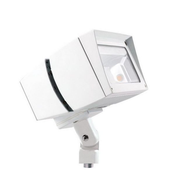 Rab FFLED39YW Future Flood Series Rectangular LED Flood Light Fixture 39-Watt 120 - 277-Volt 3000K White