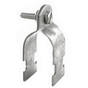Power Strut PS-1100-AS-2-1/2-EG Electrogalvanized Steel 2-Piece Standard Pipe Clamp 2-1/2-Inch