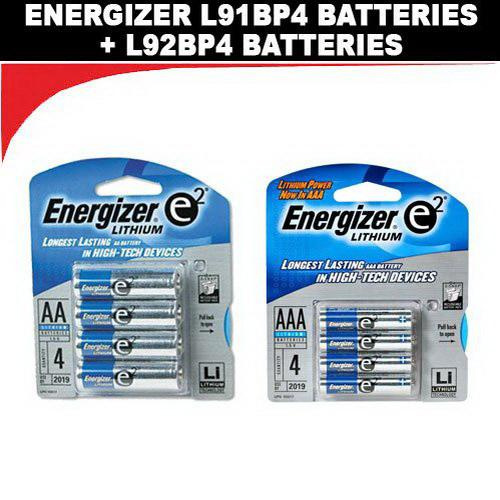 P125276.jpg Energizer L91BP4 Cylindrical Size AA Non-Rechargeable Battery 1.5-Volt Lithium/Iron Disulfide