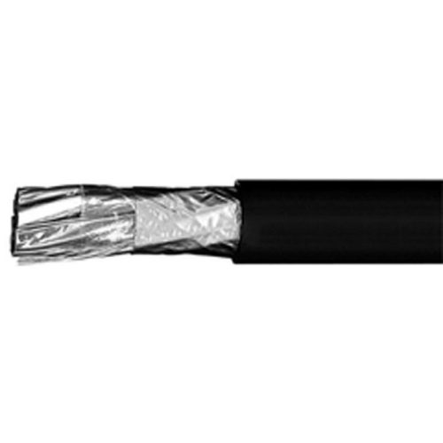 P125835.jpg Omni Cable L41802 Stranded Bare Copper 100% Aluminum Mylar Tape Multiple Pair Instrumentation Cable 18/2P Black VNTC®