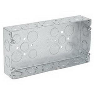 Raco 952 Pre-Galvanized Steel 3-Gang Multi-Gang Box 8-5/8-Inch x 4-1/2-Inch x 1-5/8-Inch 60-Cubic-Inch