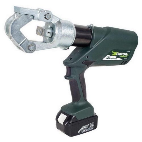 P126143.jpg Greenlee EK12IDL11 Battery Powered Dieless Crimping Tool 4-AWG-1000-KCMIL Copper 6-AWG-1000-KCMIL Aluminum Color Coded Lugs and Splices 1000-KCMIL 16-1/2-Inch Gator