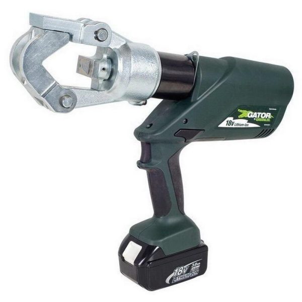 Greenlee EK12IDL11 Battery Powered Dieless Crimping Tool 4-AWG-1000-KCMIL Copper 6-AWG-1000-KCMIL Aluminum Color Coded Lugs and Splices 1000-KCMIL 16-1/2-Inch Gator