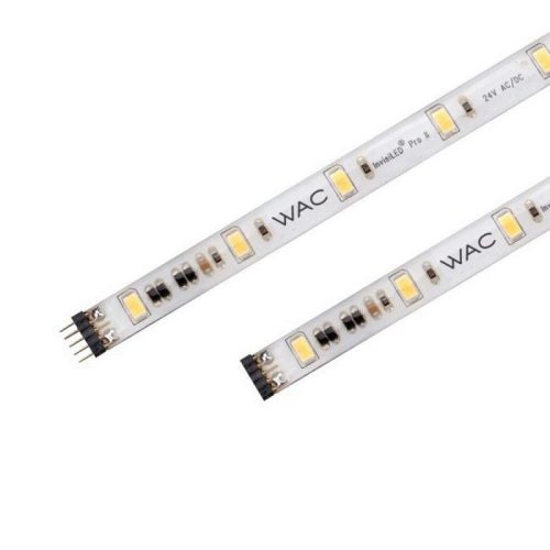 WAC Lighting LED-TX2427-5-WT High Output 12-Module LED Tape Light System 4-Watt/ft 24-Volt Output 90 CRI 2700K 325-Lumens Per ft LED InvisiLED&reg; Pro 2