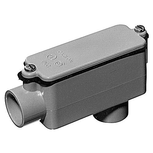 Thomas & Betts E986D PVC Type LB Non-Metallic Conduit Body 1/2-Inch Carlon&reg;