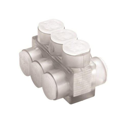 Burndy BIBD42 Plastisol Aluminum Insulated Multi-Tap Connector 2-Port 14-4-AWG 8-4-AWG Unitap