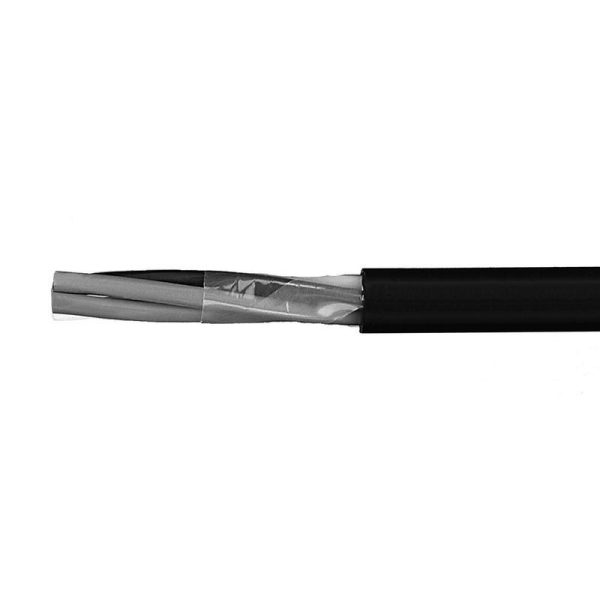 Omni Cable A11612 Stranded Bare Copper E2 Color Code Tray Cable 16/12 Black